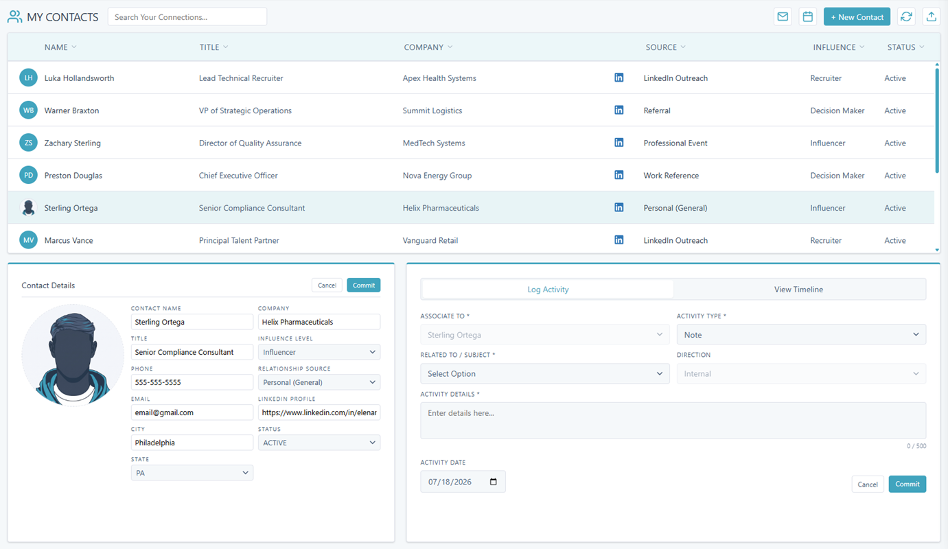 Contact Manager Module