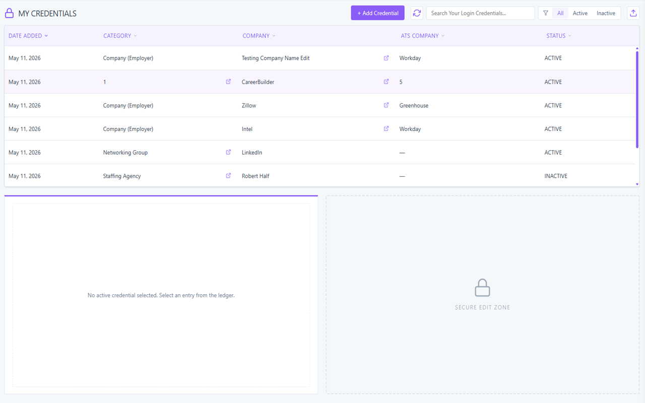 Credential Manager Module